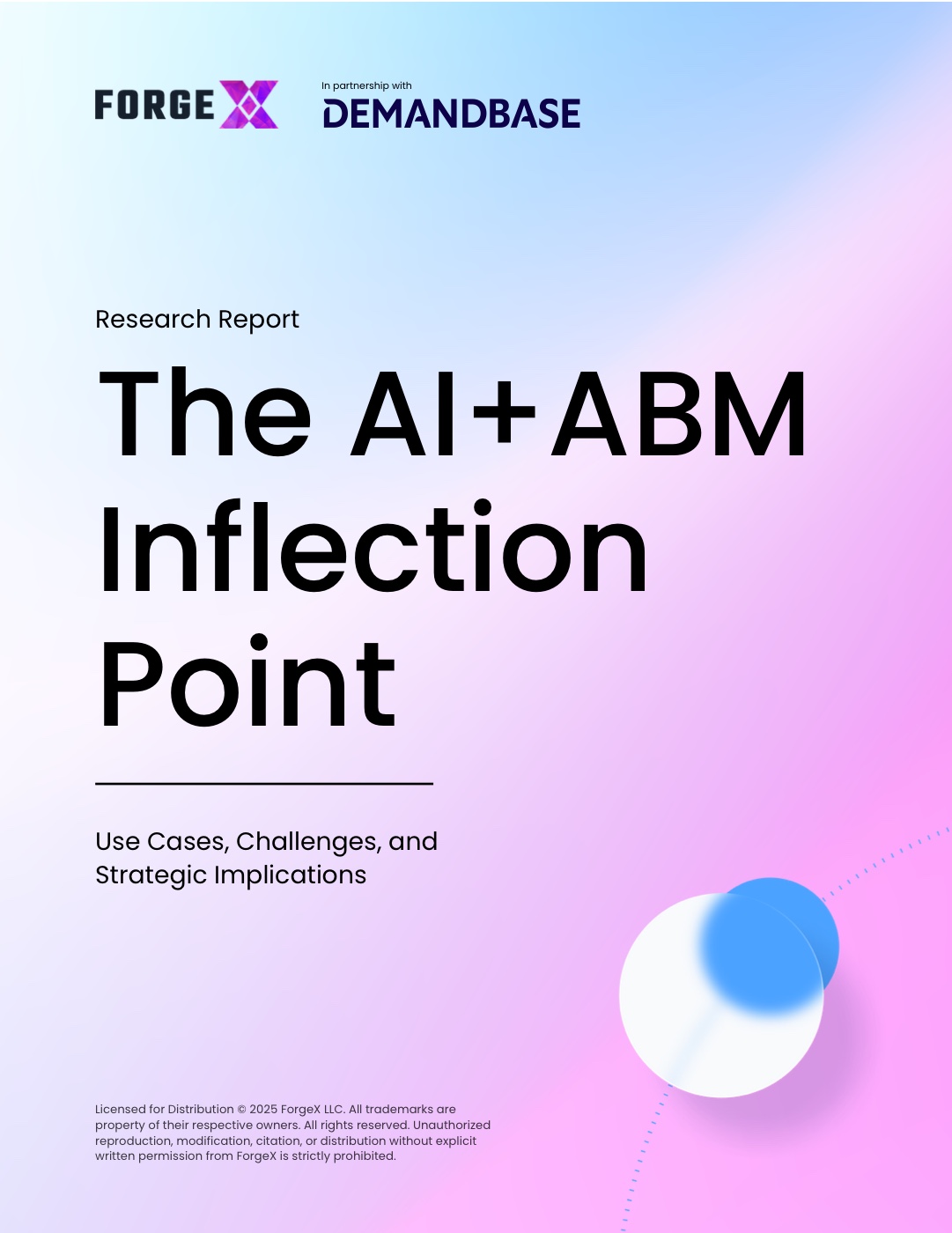 First page of The AI+ABM Inflection Point